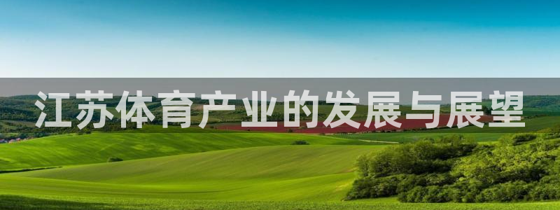 凯捷体育官方：江苏体育产业的发展与展望