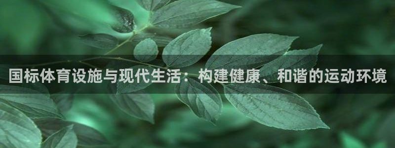 凯捷体育平台是正规平台吗：国标体育设施与现代生活：构