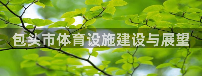 凯捷体育代理：包头市体育设施建设与展望